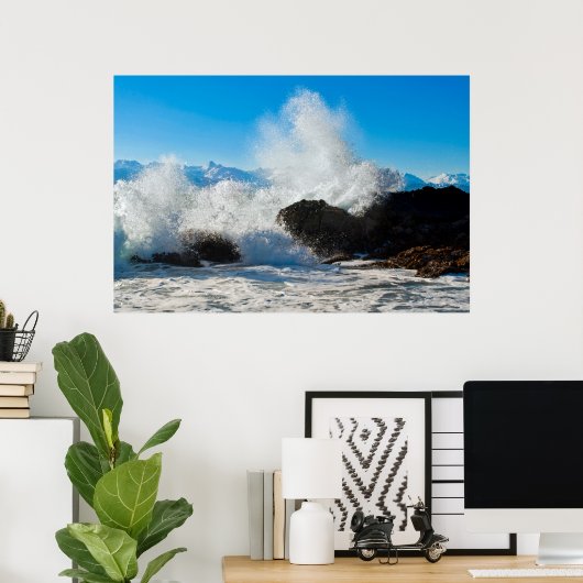Breaking Wave Poster (Heimbüro)