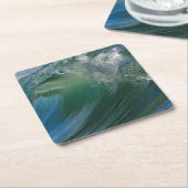 Breaking Wave Rechteckiger Pappuntersetzer (angewinkelt)