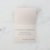 Breaking Waves Beach Hochzeit Danke (Innenseite)