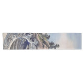 Breaking Waves, Hokusai Kurzer Tischläufer (Horizontal)