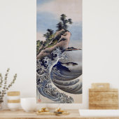 Breaking Waves, Hokusai Poster (Küche)
