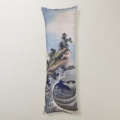 Breaking Waves, Hokusai Seitenschläferkissen (Rückseite (Vertikal))