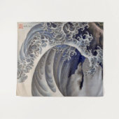 Breaking Waves, Hokusai Wandteppich (Vorderseite (Horizontal))