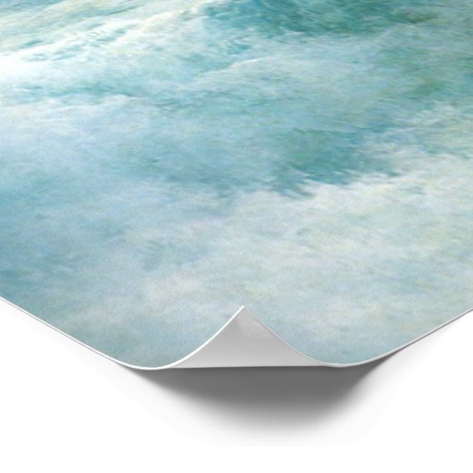 Breaking Waves Poster (Ecke)