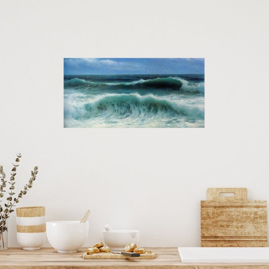 Breaking Waves Poster (Küche)