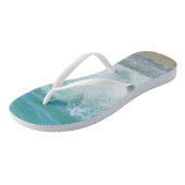 Breaking Waves Splashing Surf Badesandalen (Schrägansicht)