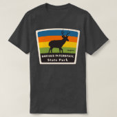 Breaks Interstate Staat Park Virginia Roaming Deer T-Shirt (Design vorne)