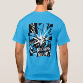 Breakthe System Punk No Chains No Limits Rebellion T-Shirt (Rückseite)