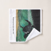 "Breakthrough" Art Handtuch und Set mit Waschlappe (Waschlappen)