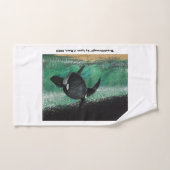 "Breakthrough" Art Handtuch und Set mit Waschlappe (Handtuch)