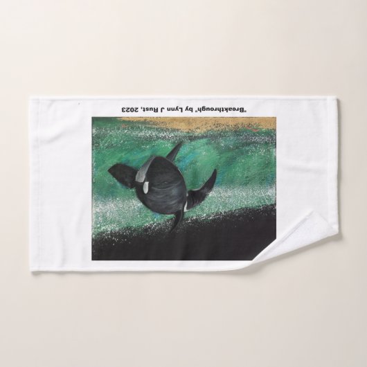 "Breakthrough" Art Handtuch und Set mit Waschlappe (Handtuch)