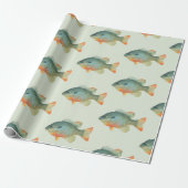 Bream Bluegill Sunfish Perlenfisch-Geschenk Geschenkpapier (Ungerollt)