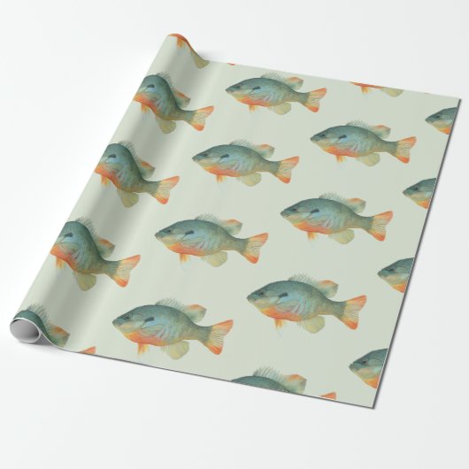 Bream Bluegill Sunfish Perlenfisch-Geschenk Geschenkpapier (Ungerollt)