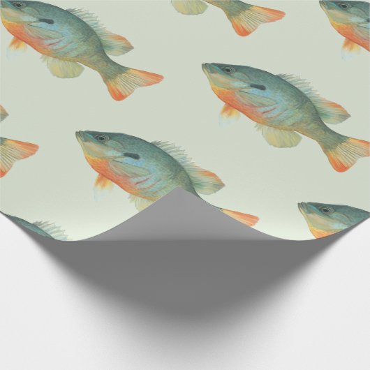 Bream Bluegill Sunfish Perlenfisch-Geschenk Geschenkpapier (Ecke)