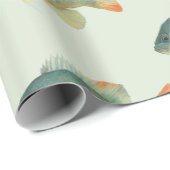 Bream Bluegill Sunfish Perlenfisch-Geschenk Geschenkpapier (Rolleneckpunkt)