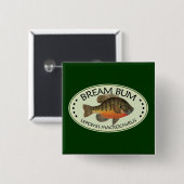 Bream-Bum-Fischerei Button (Vorne & Hinten)