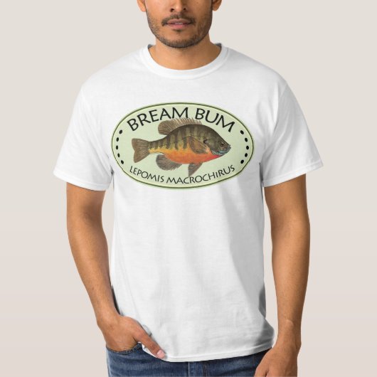 Bream-Bum-Fischerei T-Shirt (Vorderseite)