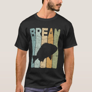 Bream Vintage Bluegill Angeln Retro Bream Fisch T-Shirt