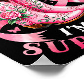 Breast Cancer 5 Years Survivor Nk Ribbon Cowgirl G Poster (Ecke)