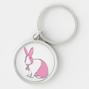 BREAST CANCER AWARENESS BUNNY SCHLÜSSELANHÄNGER