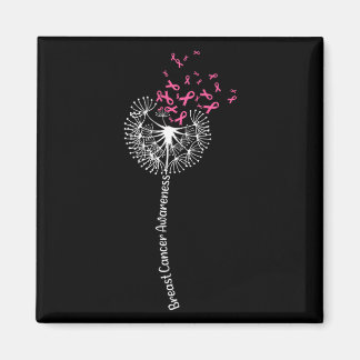 Breast Cancer Awareness Flower Pink Survivor Desig Magnet