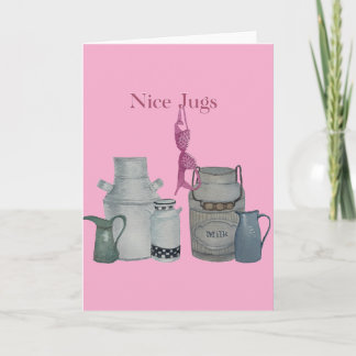 Breast cancer awareness greeting card karte