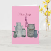 Breast cancer awareness greeting card karte (Gelbe Blume)