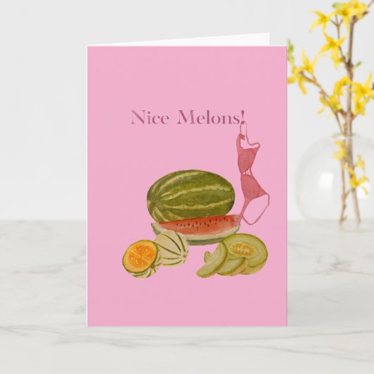 Breast cancer awareness greeting cards karte (Gelbe Blume)