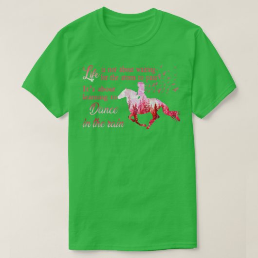 Breast Cancer Awareness Horse Ribbon Pink Gifts Wo T-Shirt (Design vorne)
