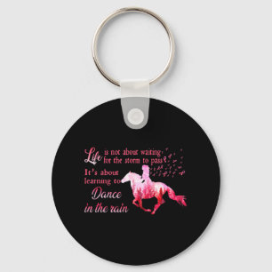 Breast Cancer Awareness Horse Ribbon Pink Ohrts Wo Schlüsselanhänger