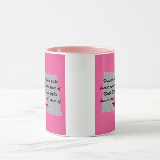 Breast Cancer Awareness in North Dakota Tasse (Zentrum)