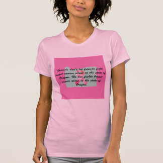 Breast Cancer Awareness in Oregon T-shirt 