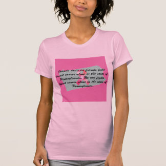 Breast Cancer Awareness in Pennsylvania T-shirt 