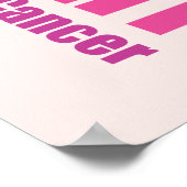 Breast Cancer awareness medical poster  (Ecke)
