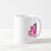 Breast Cancer Awareness Nk Ribbon Heal Cancer Chri Kaffeetasse (VorderseiteRechts)