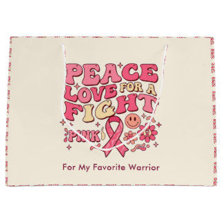 Breast Cancer Awareness / Paz Amor Lucha Große Geschenktüte