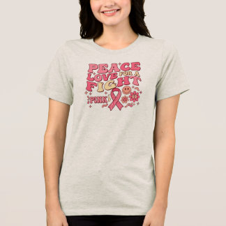 Breast Cancer Awareness / Paz Amor Lucha Tri-Blend Shirt