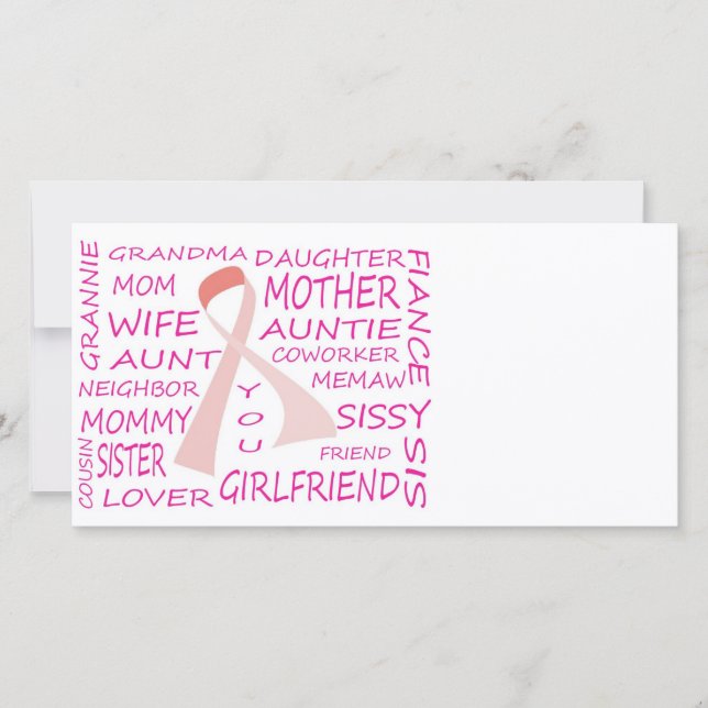 BREAST CANCER AWARENESS PINK RIBBON DESIGN (Vorderseite)