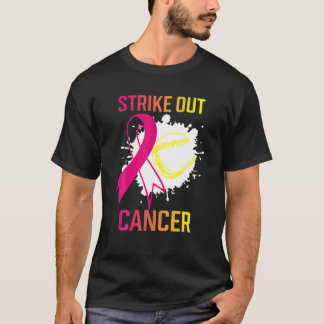 Breast Cancer Awareness Softball Ball F T-Shirt