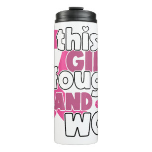 BREAST CANCER AWARENESS & SUPPORT THERMOSBECHER
