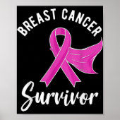 Breast Cancer Awareness Women Survivor Nk Poster (Vorne)