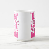 BREAST CANCER-BEWUSSTSEIN UND UNTERSTÜTZUNG KAFFEETASSE (Mittel)
