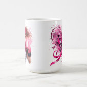 BREAST CANCER-BEWUSSTSEIN UND UNTERSTÜTZUNG KAFFEETASSE (Mittel)