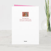 Breast Cancer Chemo Cute Karte (Rückseite)