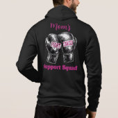 Breast Cancer Fighter Support Squad Hoodie (Rückseite)