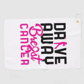 Breast Cancer Golfspielen Golf Golfer entfernen Golfhandtuch (Horizontal)