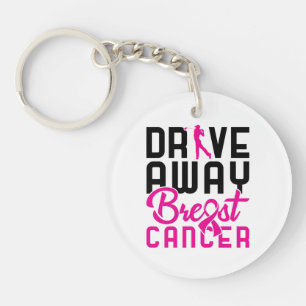 Breast Cancer Golfspielen Golf Golfer entfernen Schlüsselanhänger