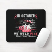 Breast Cancer Halloween In October We Wear Nk Us F Mousepad (Mit Mouse)