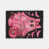 Breast Cancer Hope Strength Faith Survivor Ghost W Fleecedecke (Vorderseite (Horizontal))