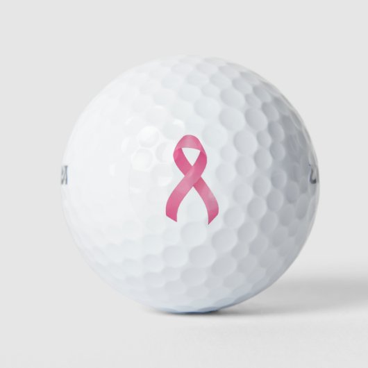 Breast Cancer Ribbon Golf Balls Golfball (Vorderseite)